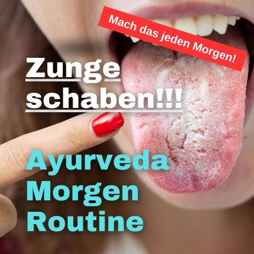 Zungenschaben im Ayurveda